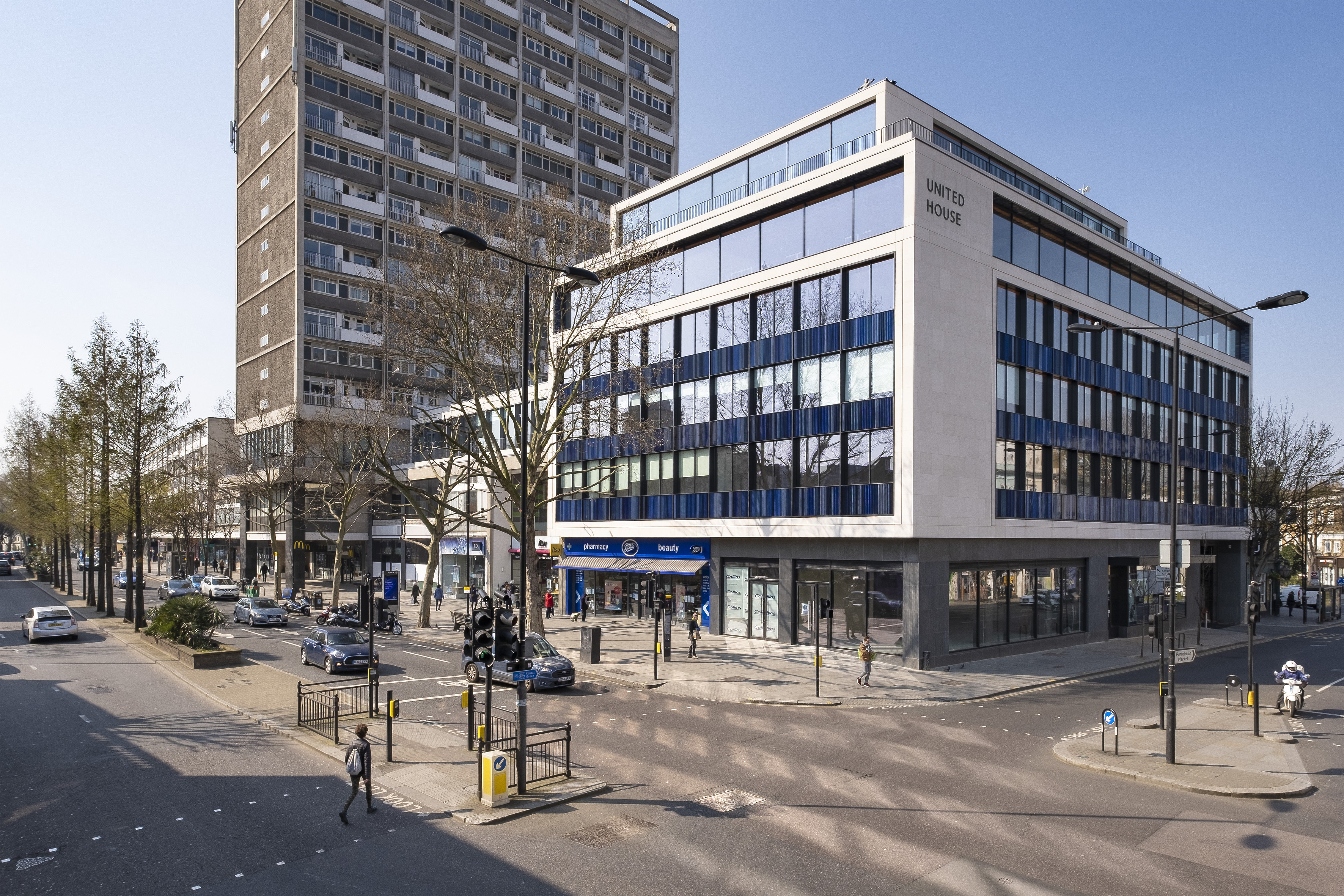 United House, Notting Hill Gate Estate Collins Construction