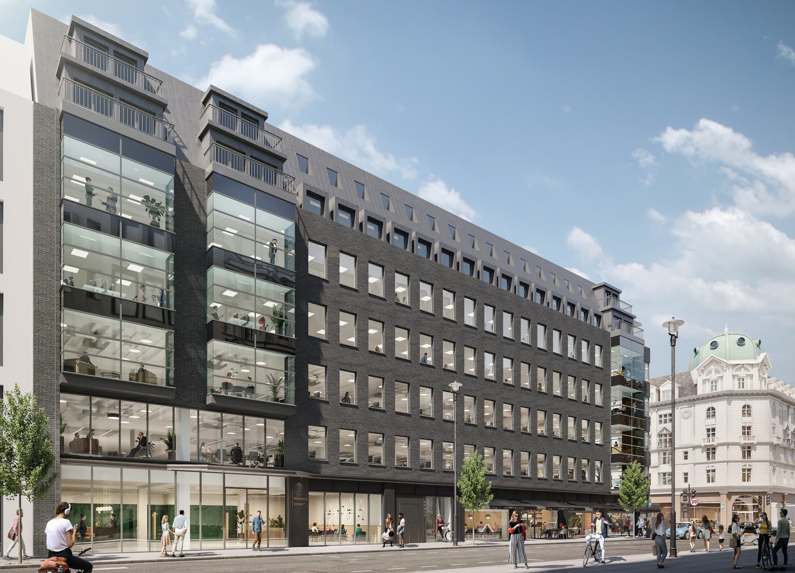 Additional works on Welbeck Street to achieve sustainability goals